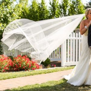 Sara Gabriel veil with blusher - Stephanie Veil